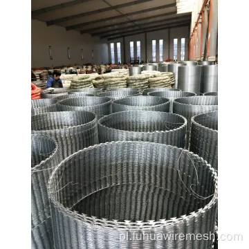 Ogrodzenie ogrodzenia zabezpieczającego kolczaste ogrodzenie z drutu